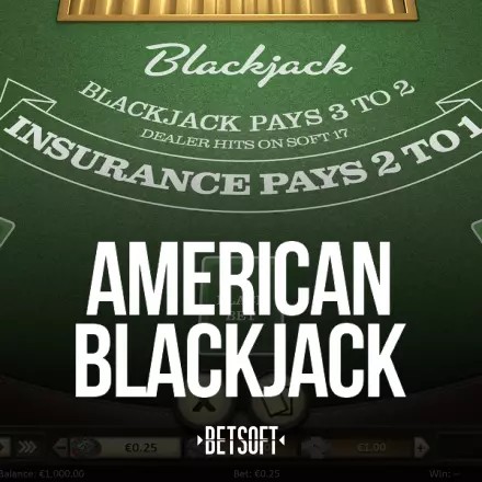 American Blackjack game by Betsoft Gaming – logo hosted on Wintopia Casino