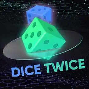 Dice Twice logo by Turbo Games at Wintopia Casino