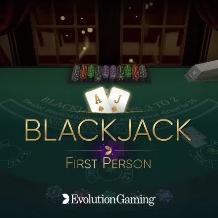 First Person Blackjack logo by Evolution Wintopia Casino