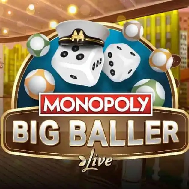 MONOPOLY Big Baller slot logo by Evolution at Wintopia Casino