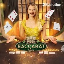 Play the Peek Baccarat slot by Evolution on Wintopia Casino